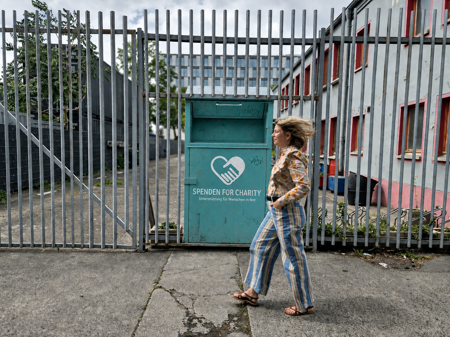 Annett Kaplow im Textilhafen